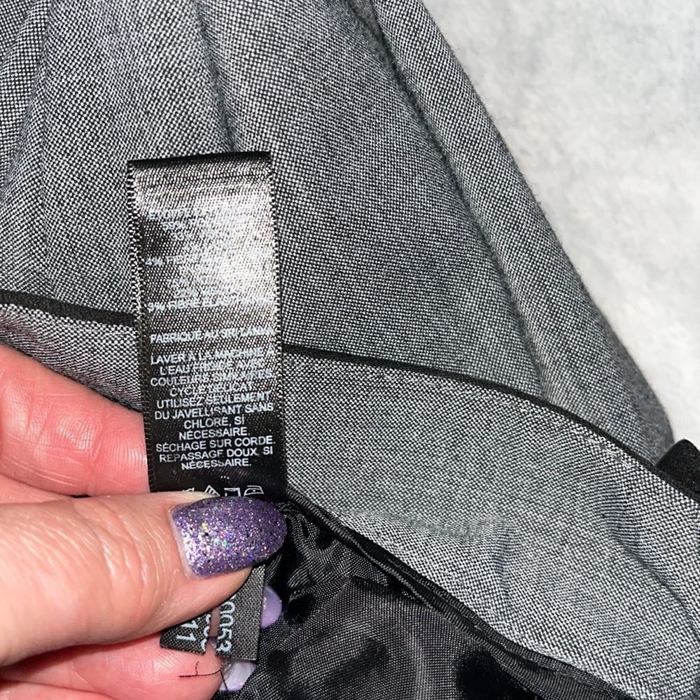 Express Editor Pants. Size 4 Regular. Grey And Bl… - image 8